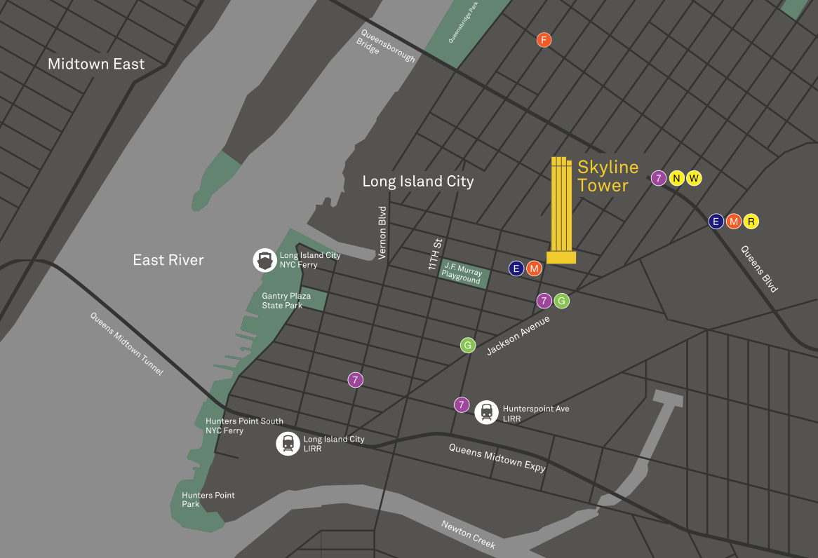 Long Island City Map